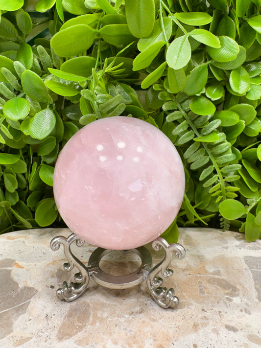 Rose Quartz Sphere 526g