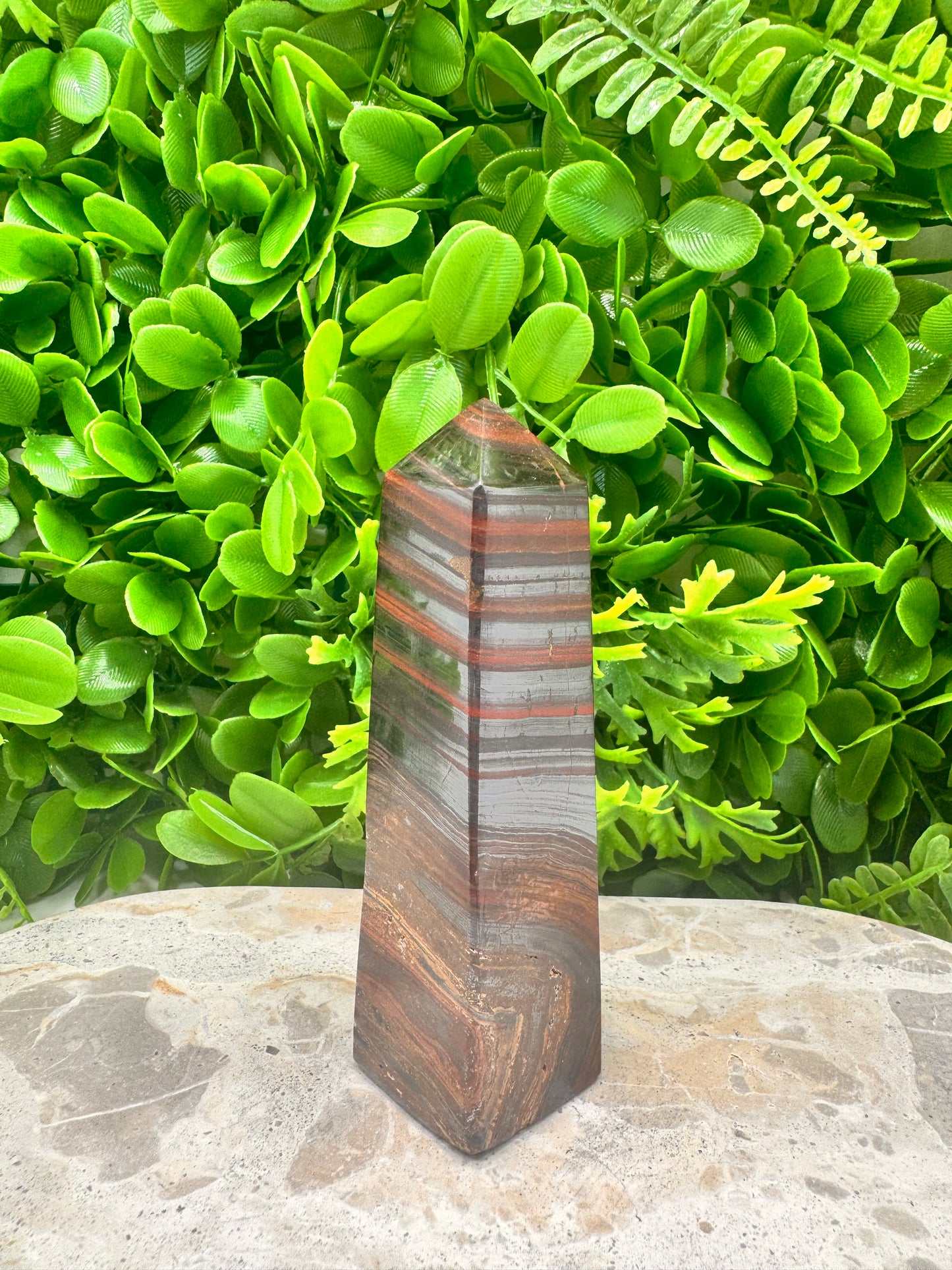 Tigers Eye/Tiger Iron Tower 338g