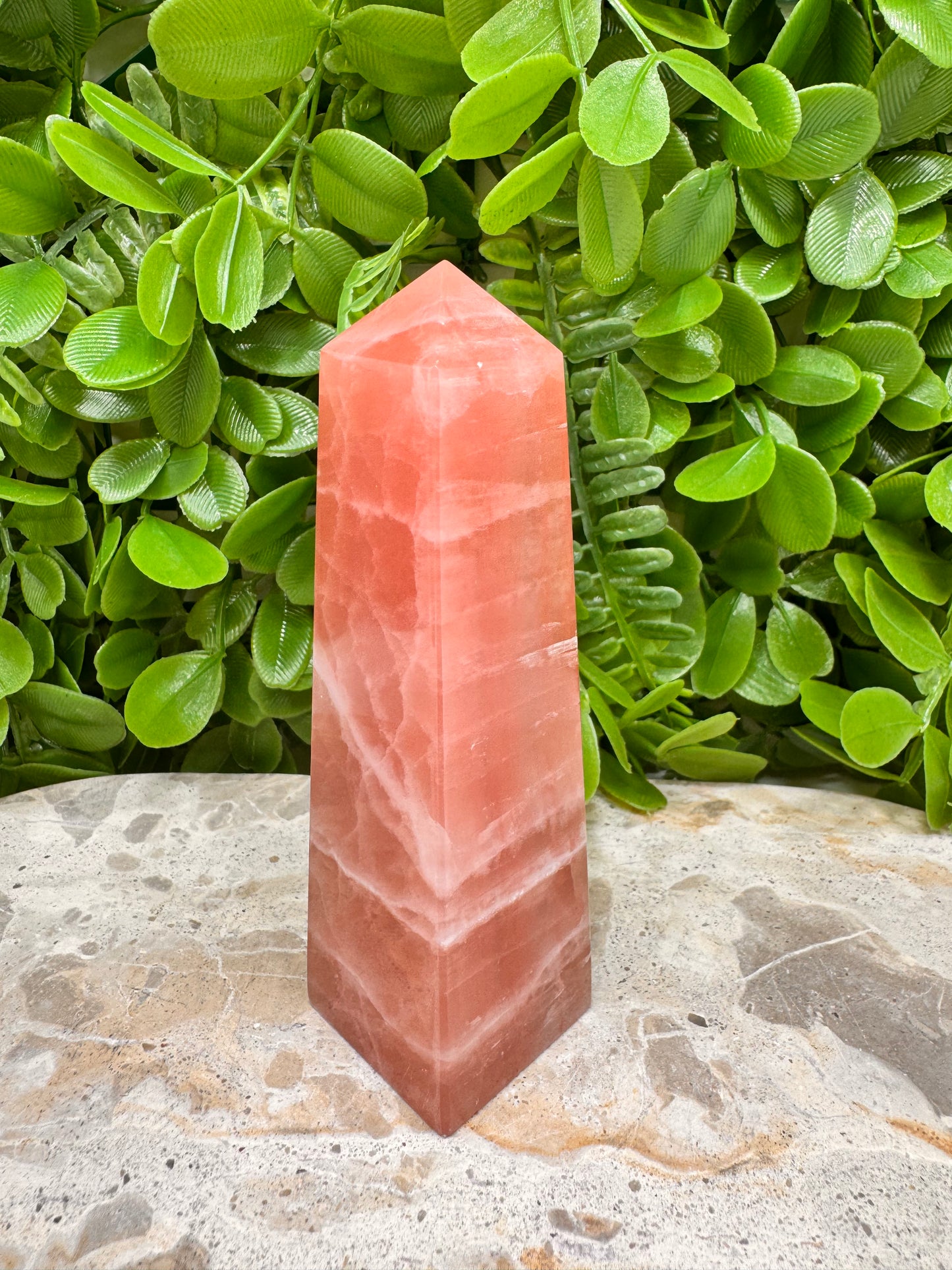 Rose Calcite Tower 260g
