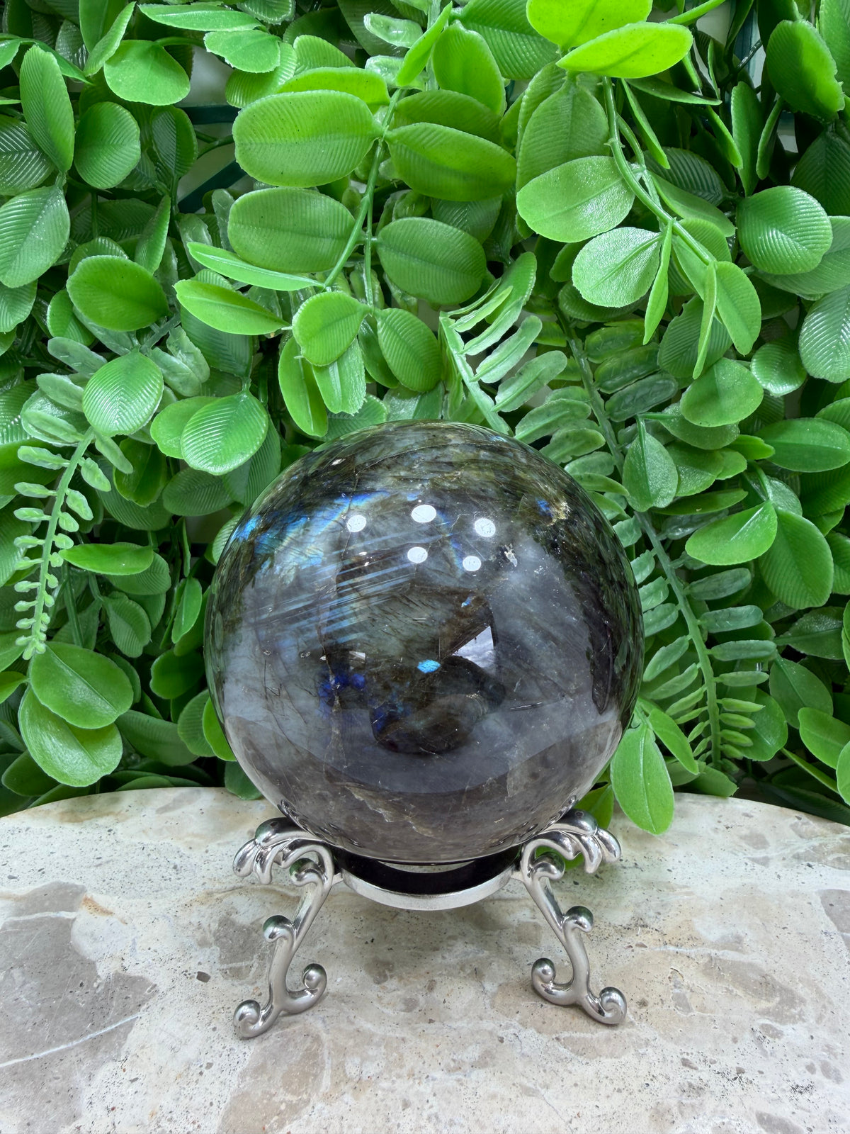 Labradorite Sphere | Protection • Intuition • Transformation