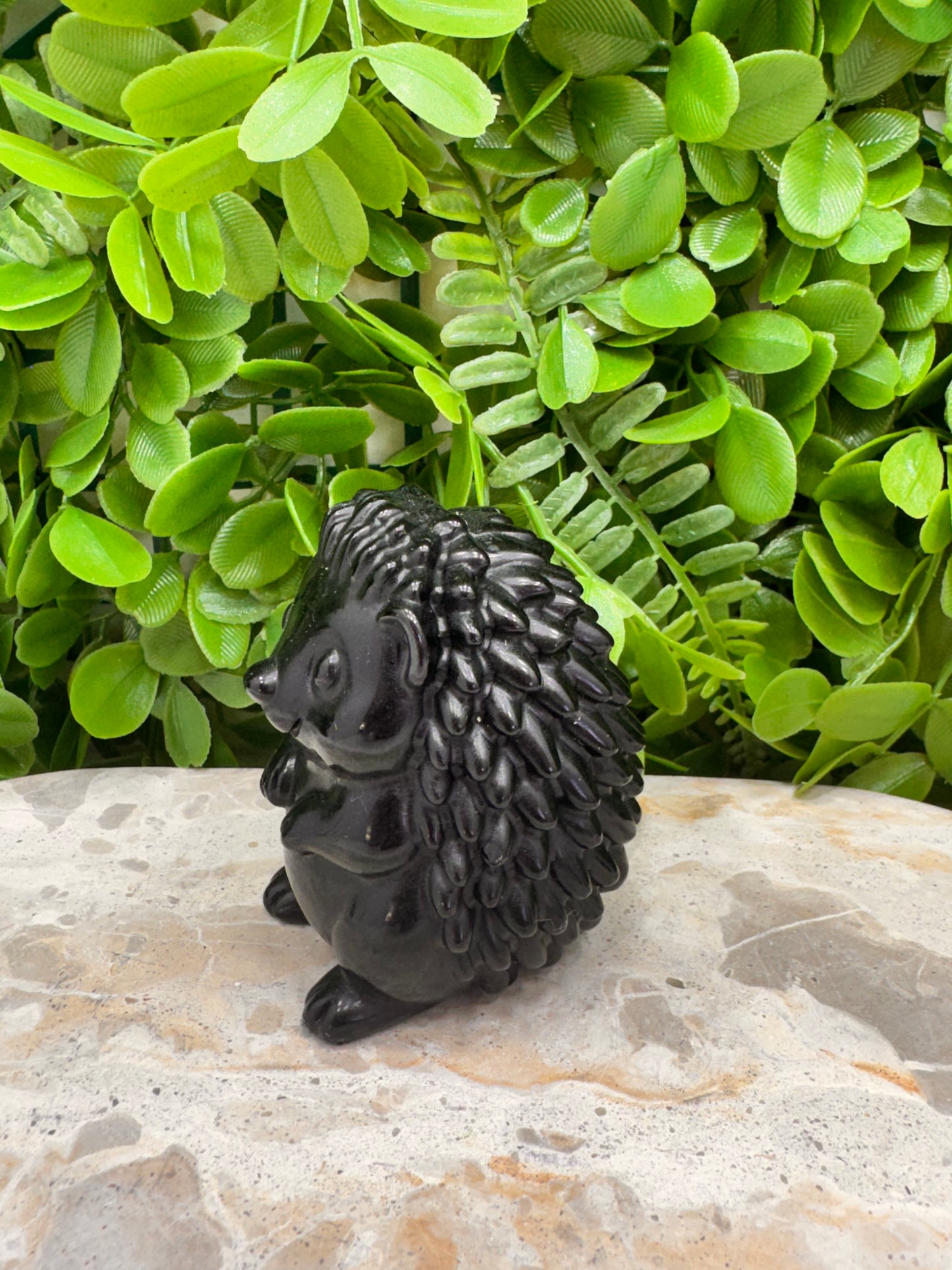 Black Obsidian Hedgehog 360g