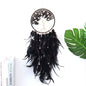 Black Agate-Obsidian Feather Dreamcatcher