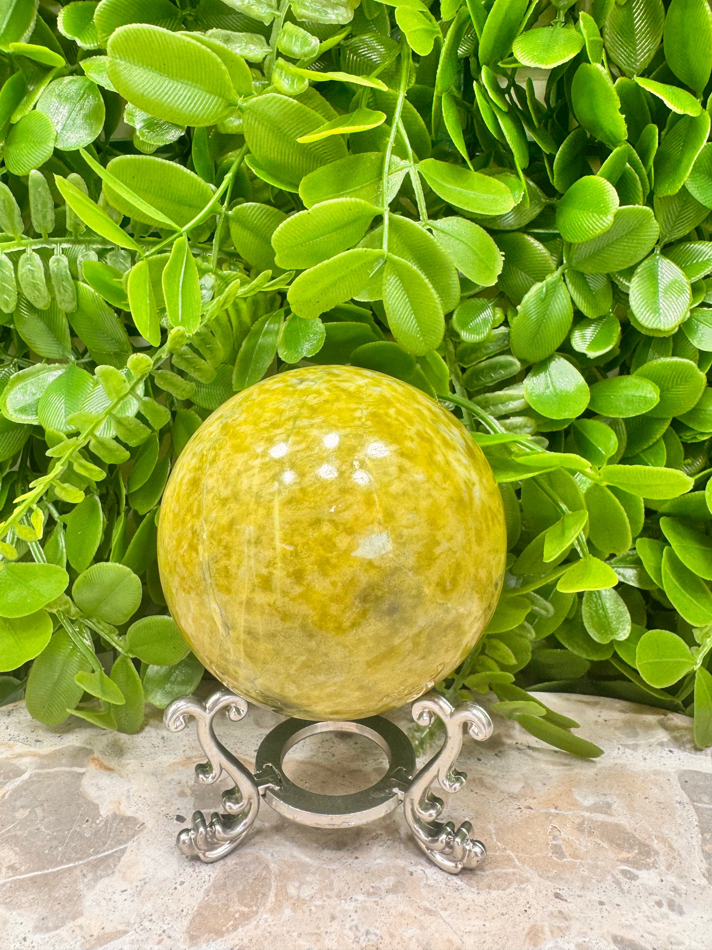 Green Jade Sphere 652g