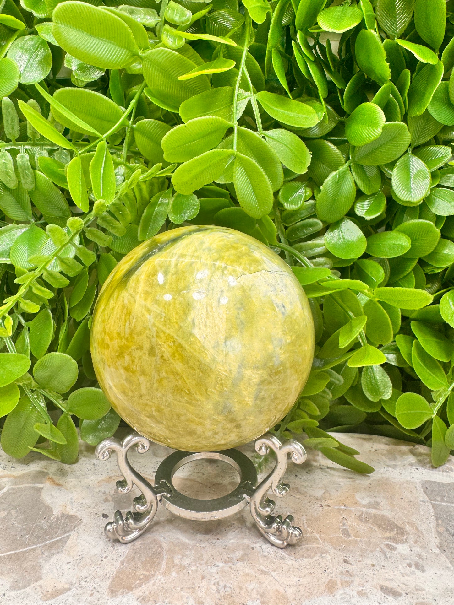 Green Jade Sphere 652g