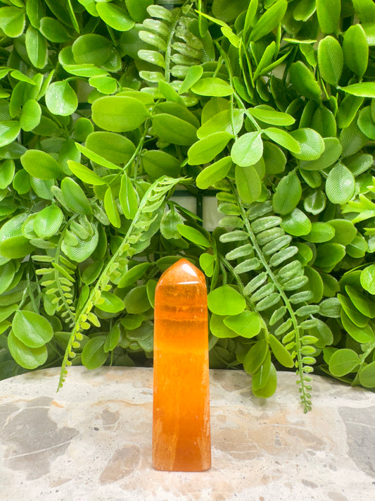 Crystalized Orange Calcite 110g