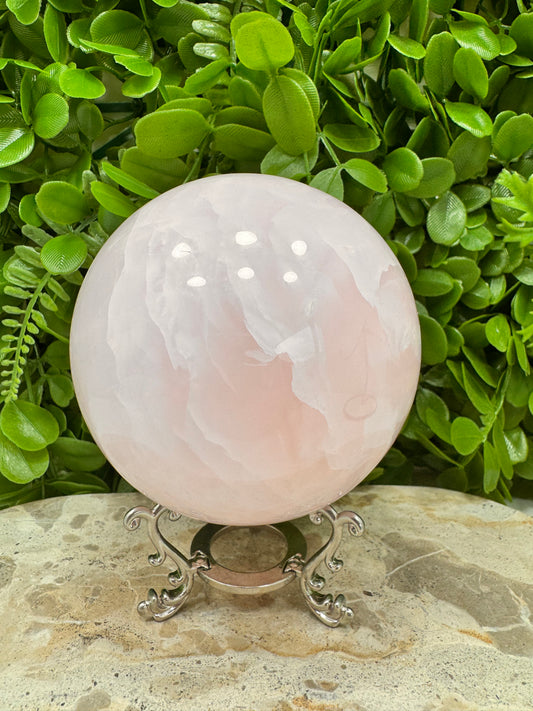 Pink Mangano Sphere 1542g