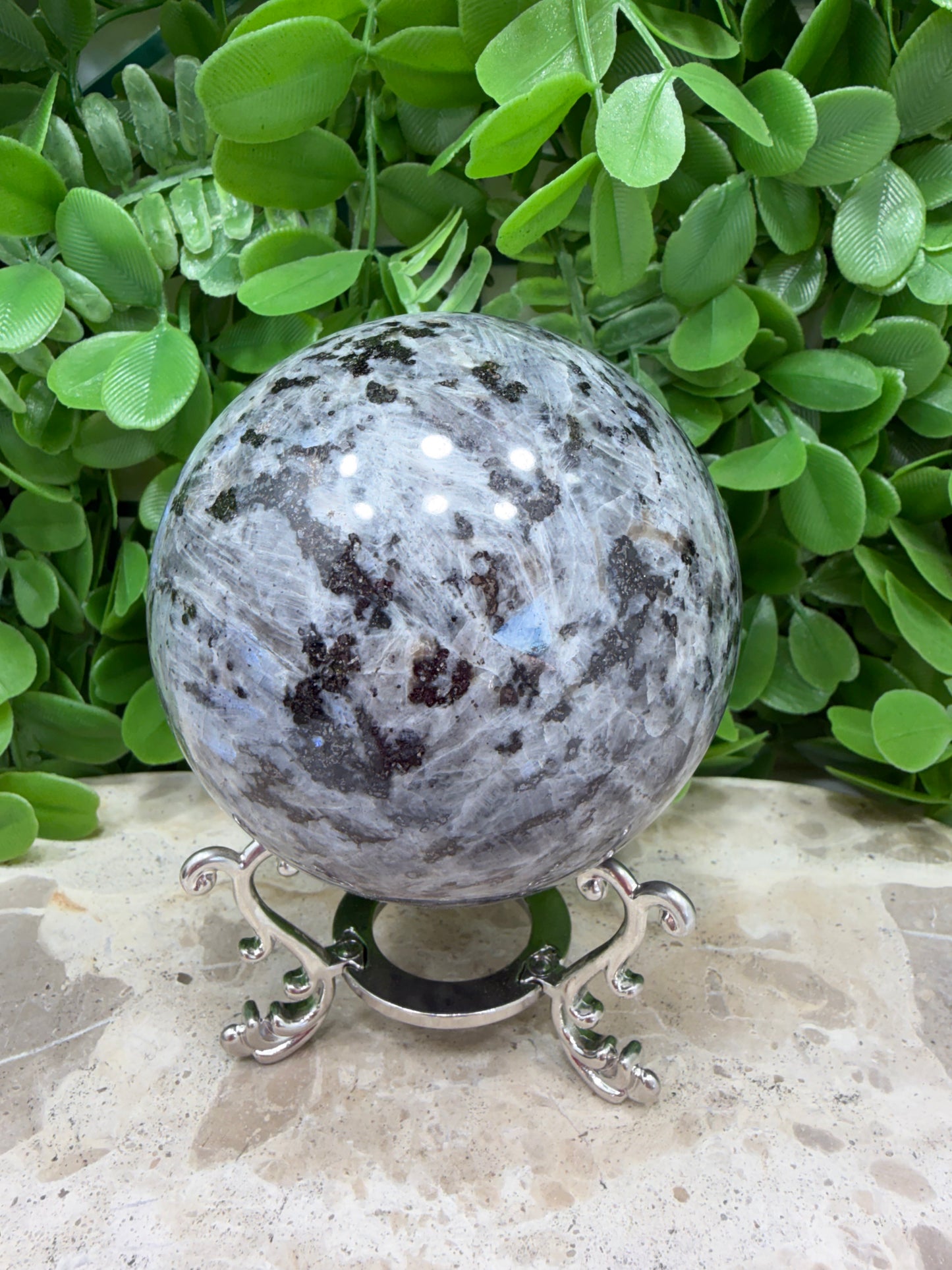 Larvikite Sphere 770g