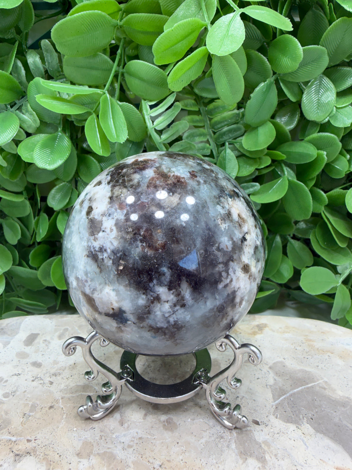 Unicorn Stone Sphere 578g | Calm • Love • Positivity