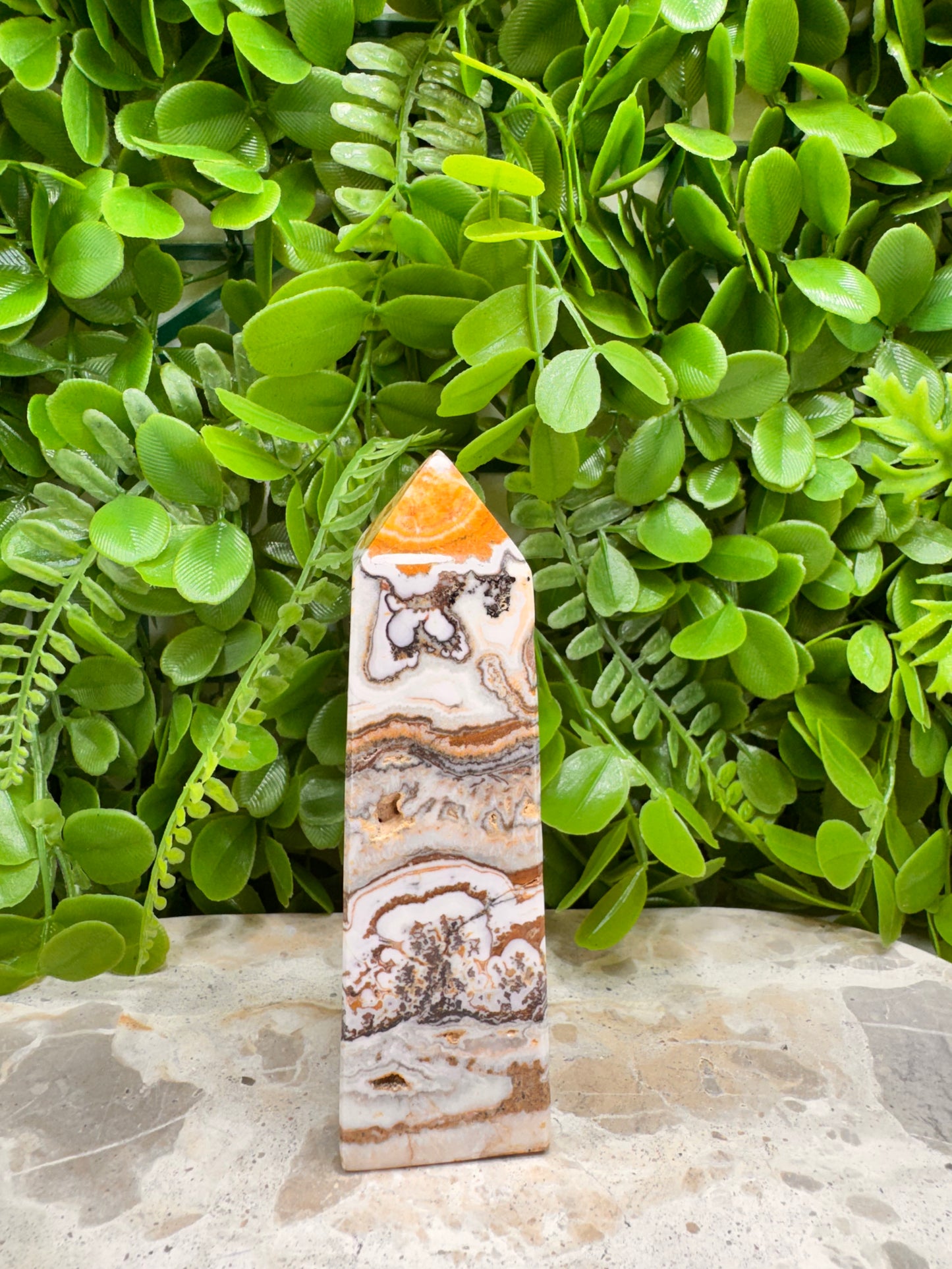 Dendritic Ocean Root Jasper Towers 309g
