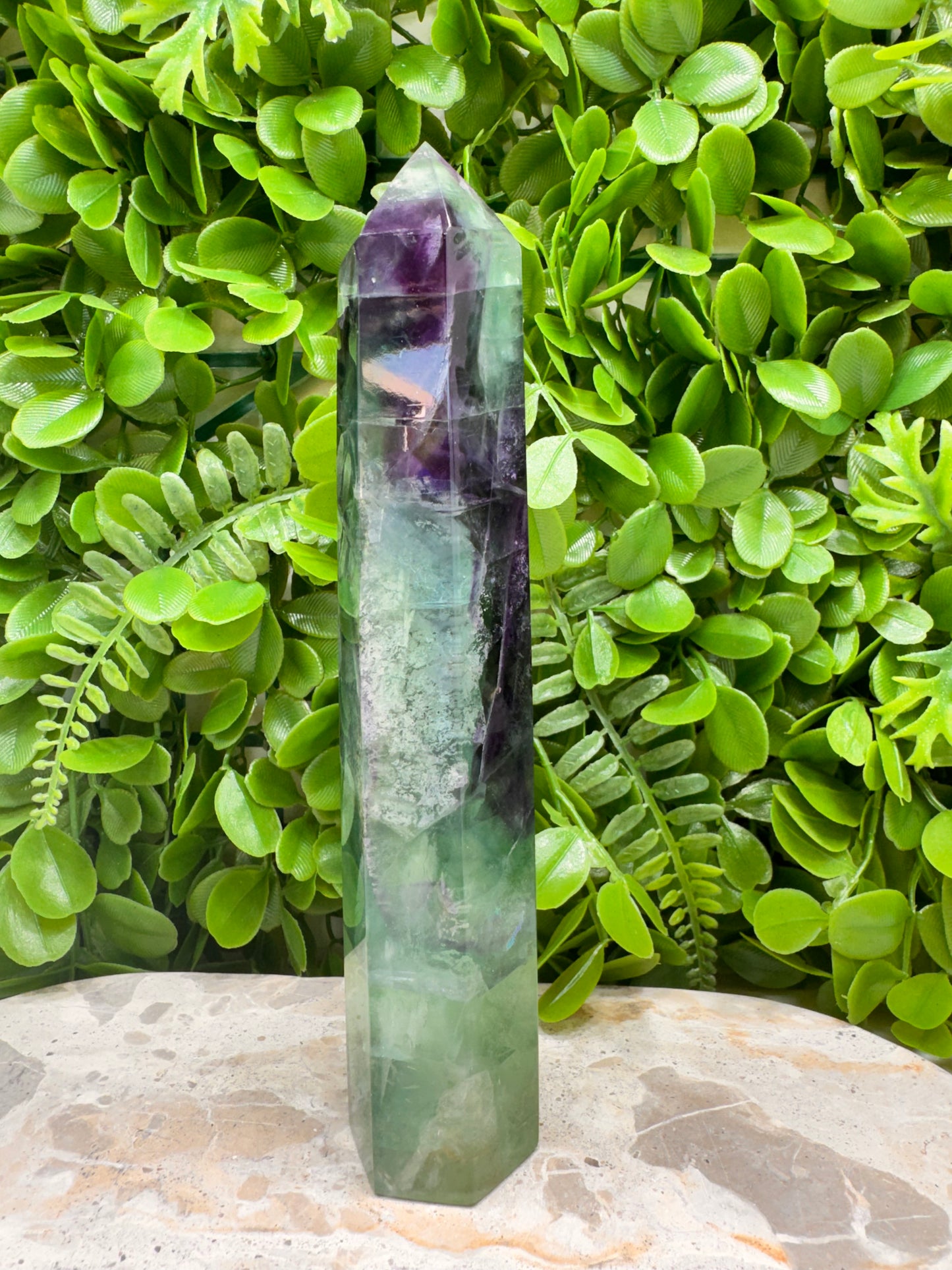 Fluorite Tower 554g