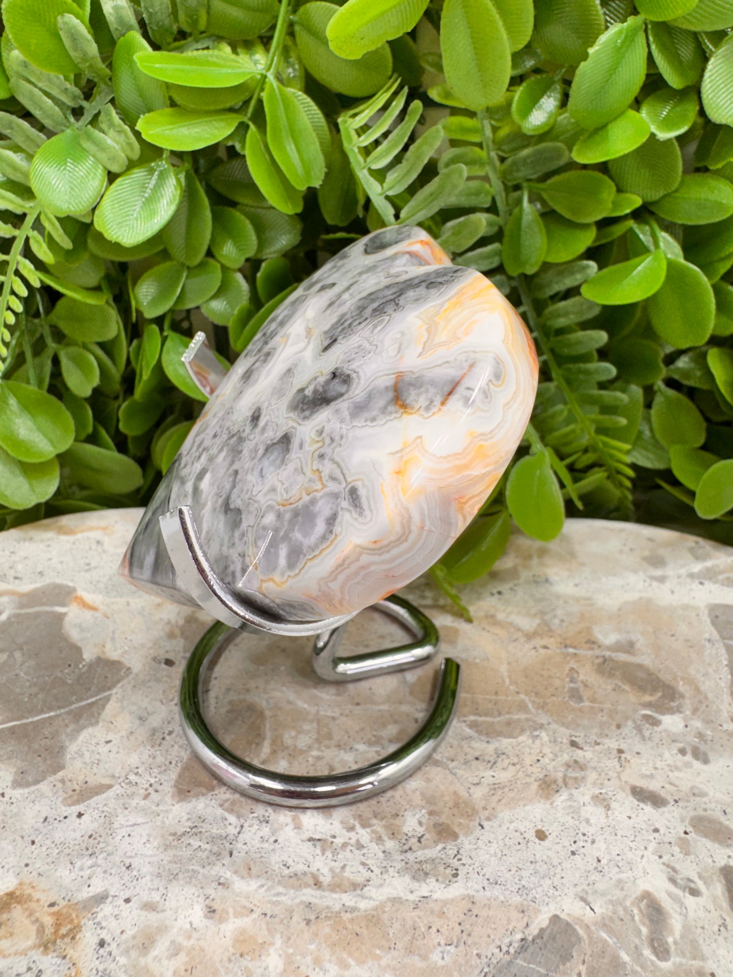 Crazy Lace Agate Heart 276g