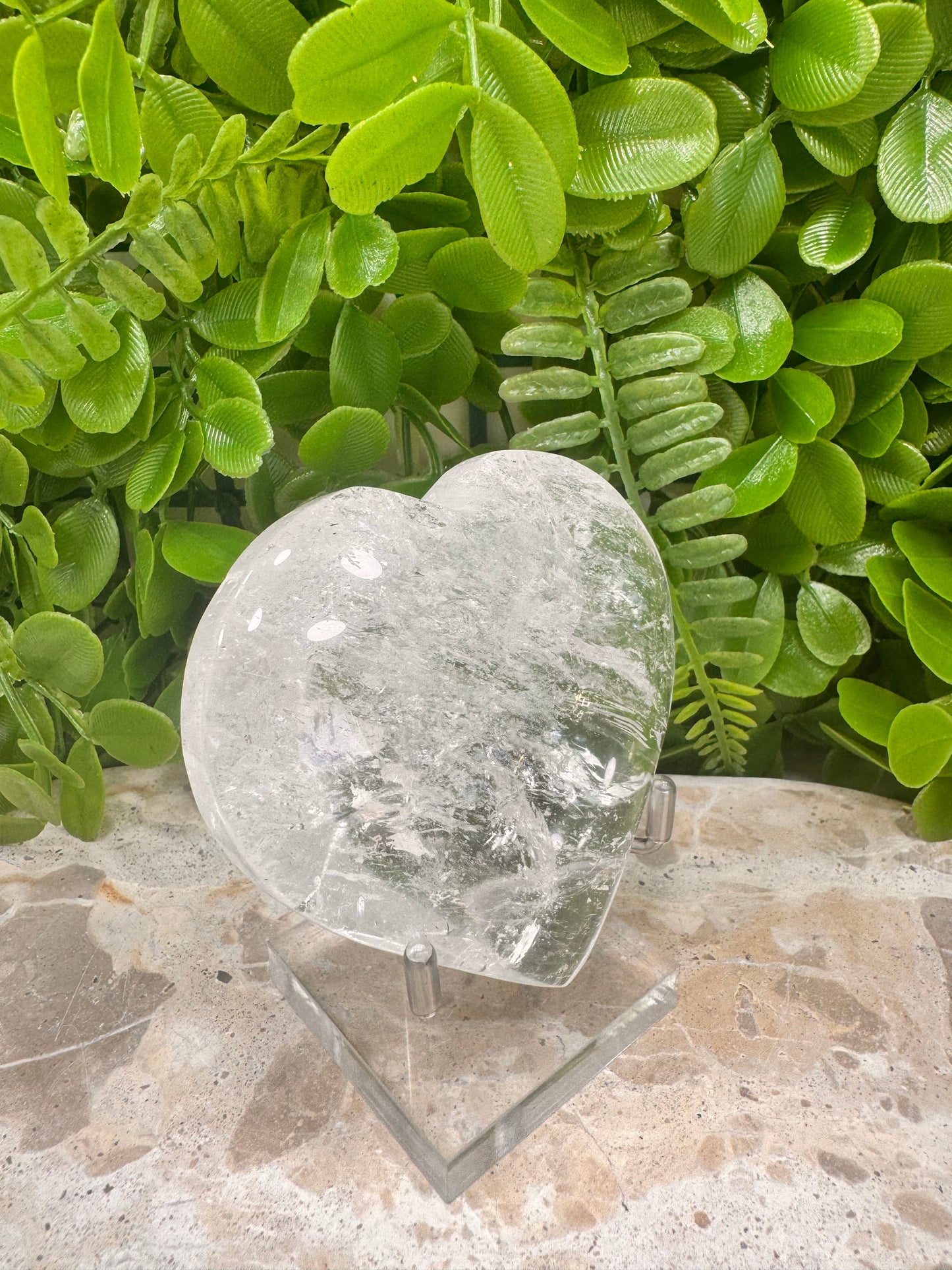 Clear Quartz Heart 250g