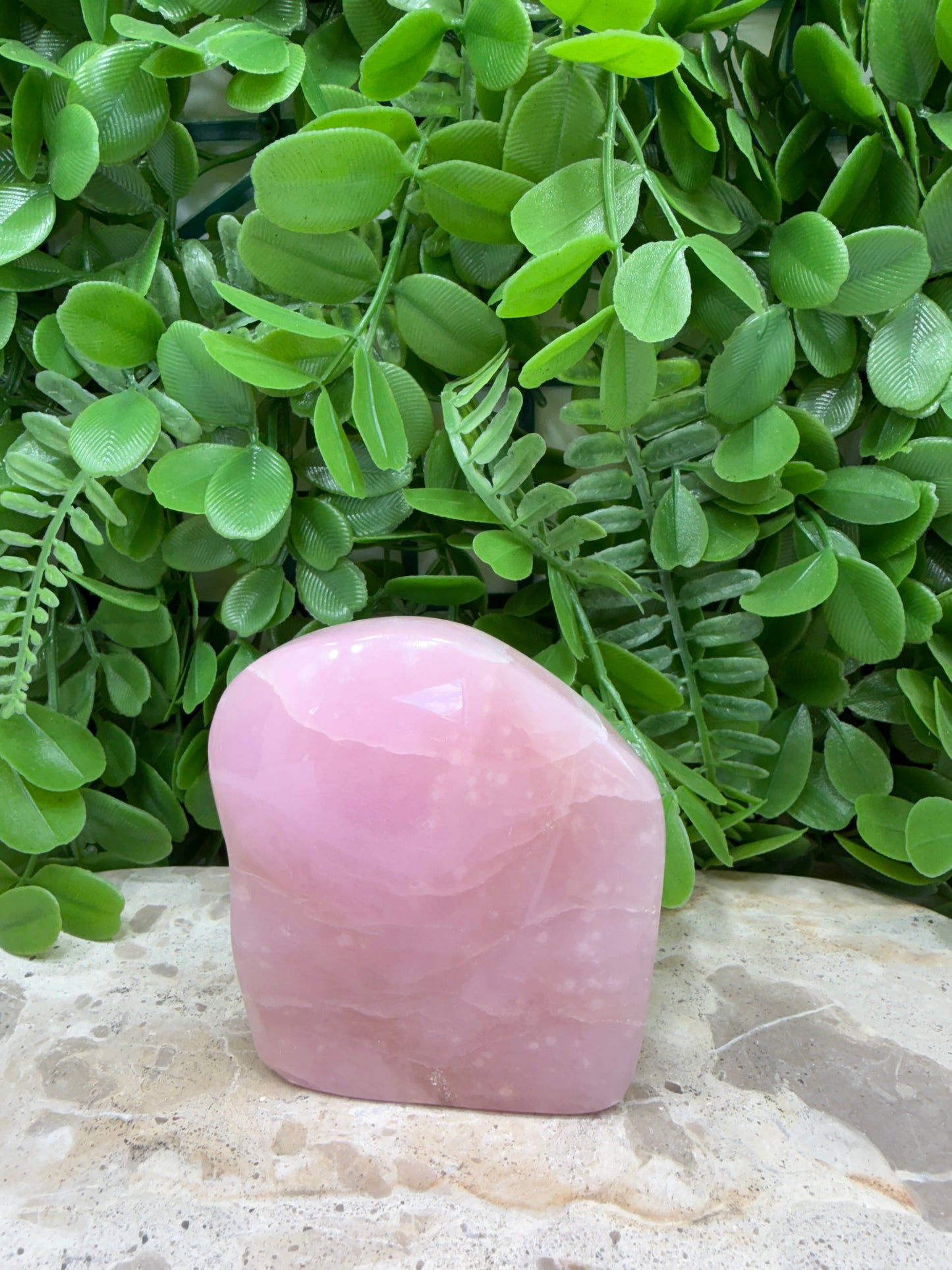 Pink Aragonite Freeform 386g