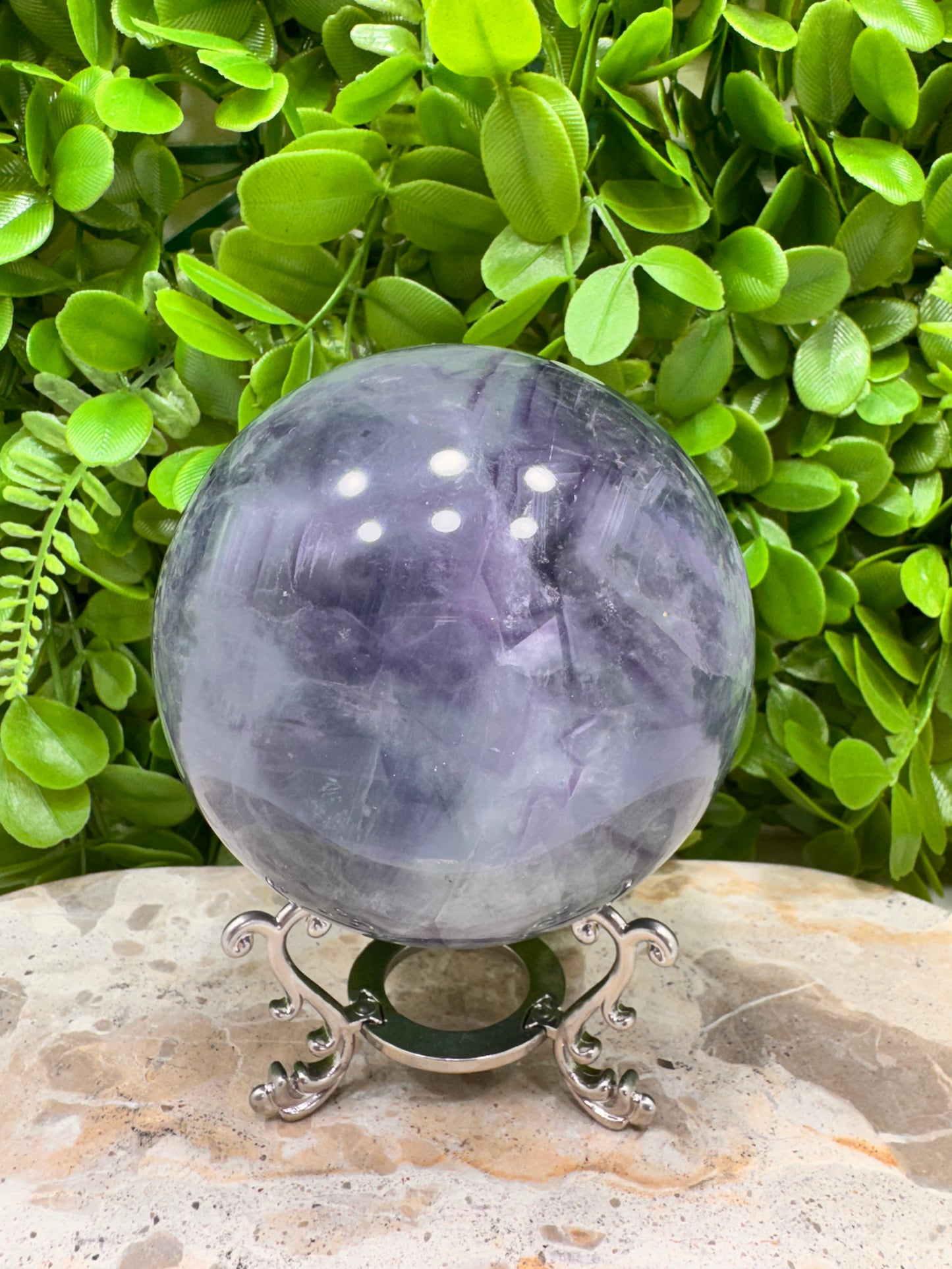 Fluorite Sphere 1342g