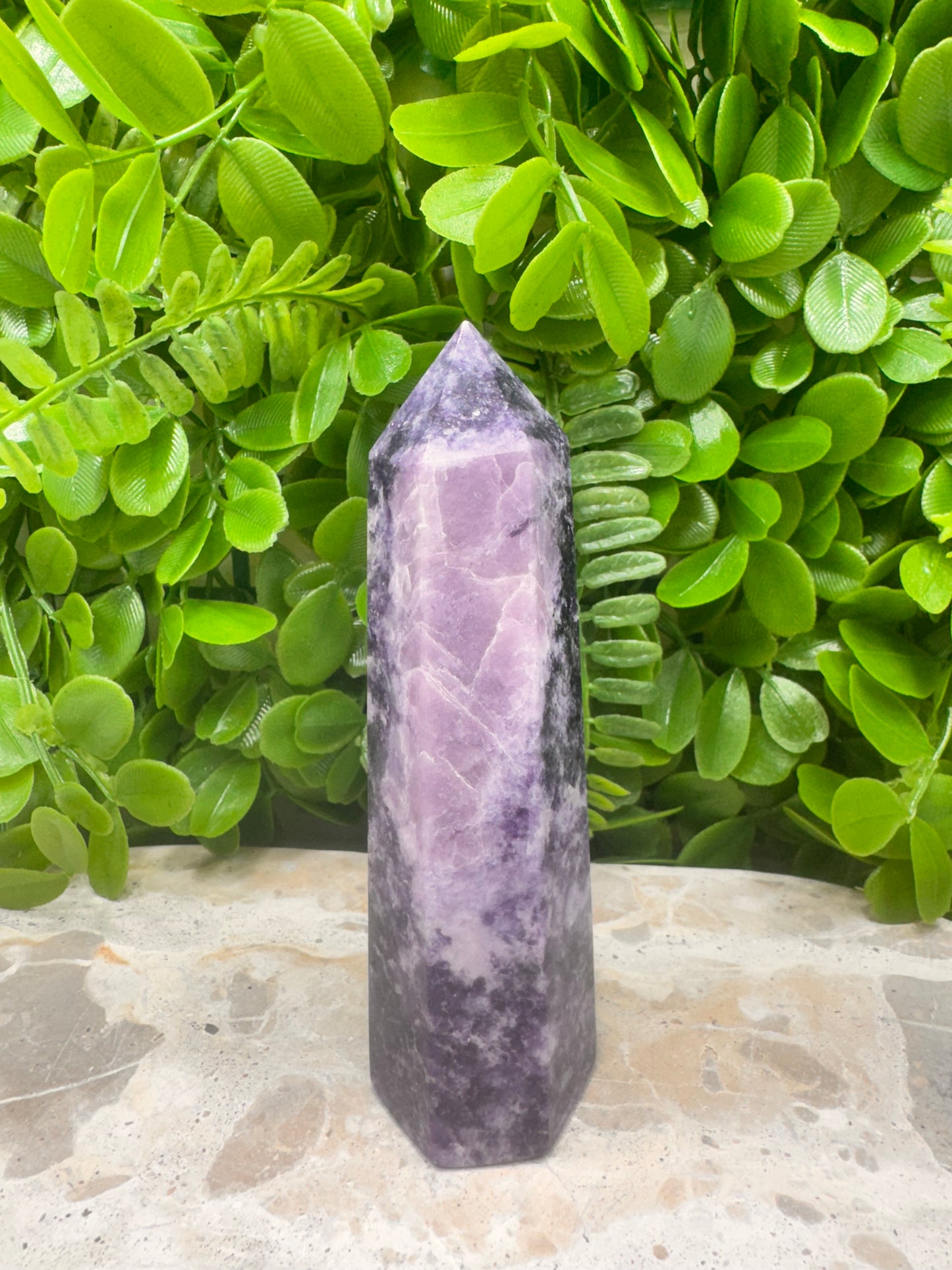 Lepidolite Tower 252g