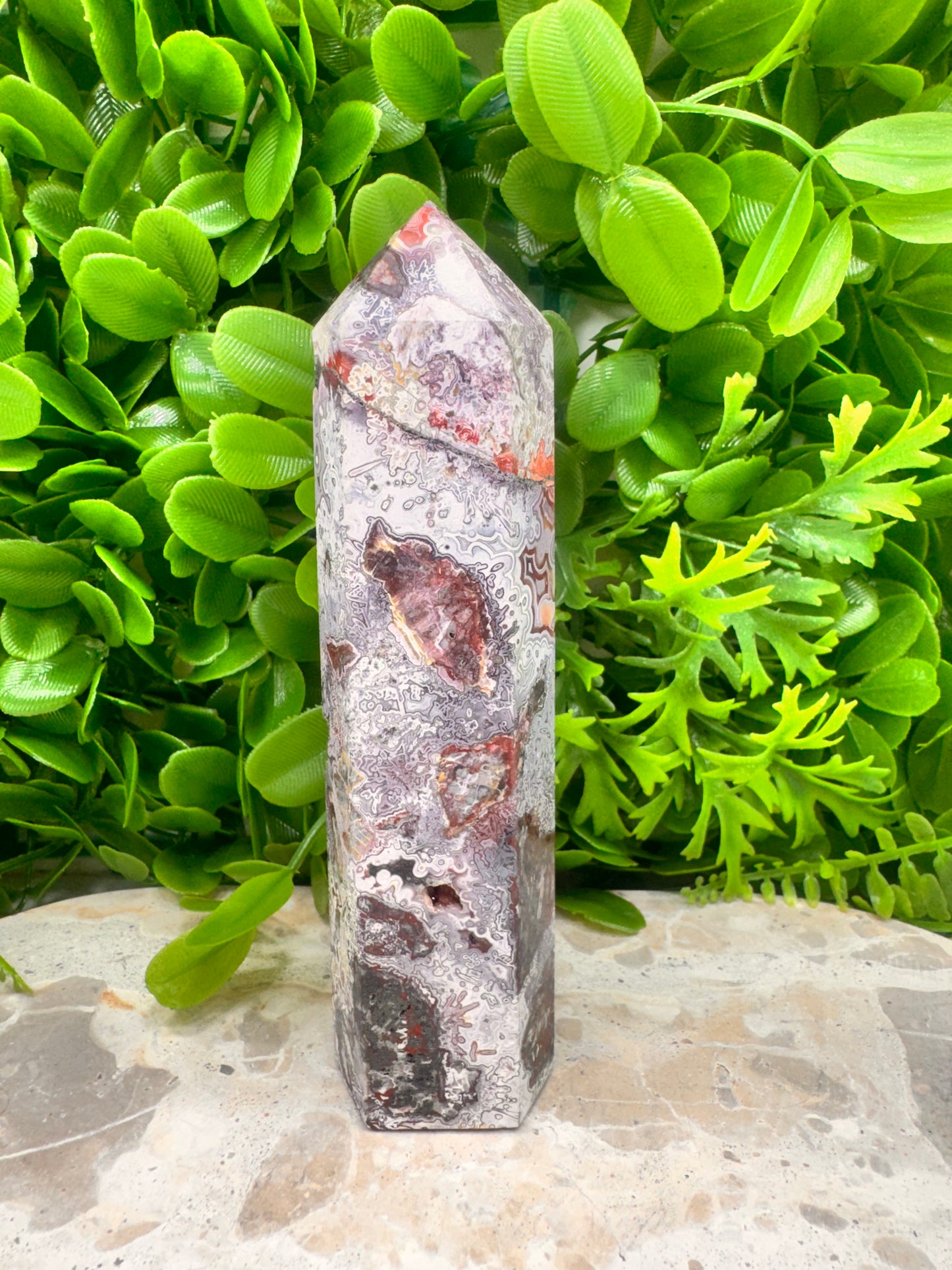 Mexican Agate Tower 352g