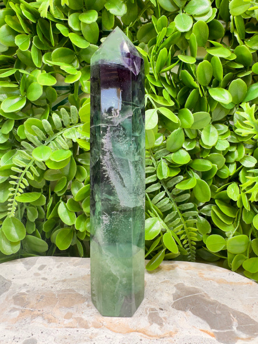 Fluorite Tower 554g