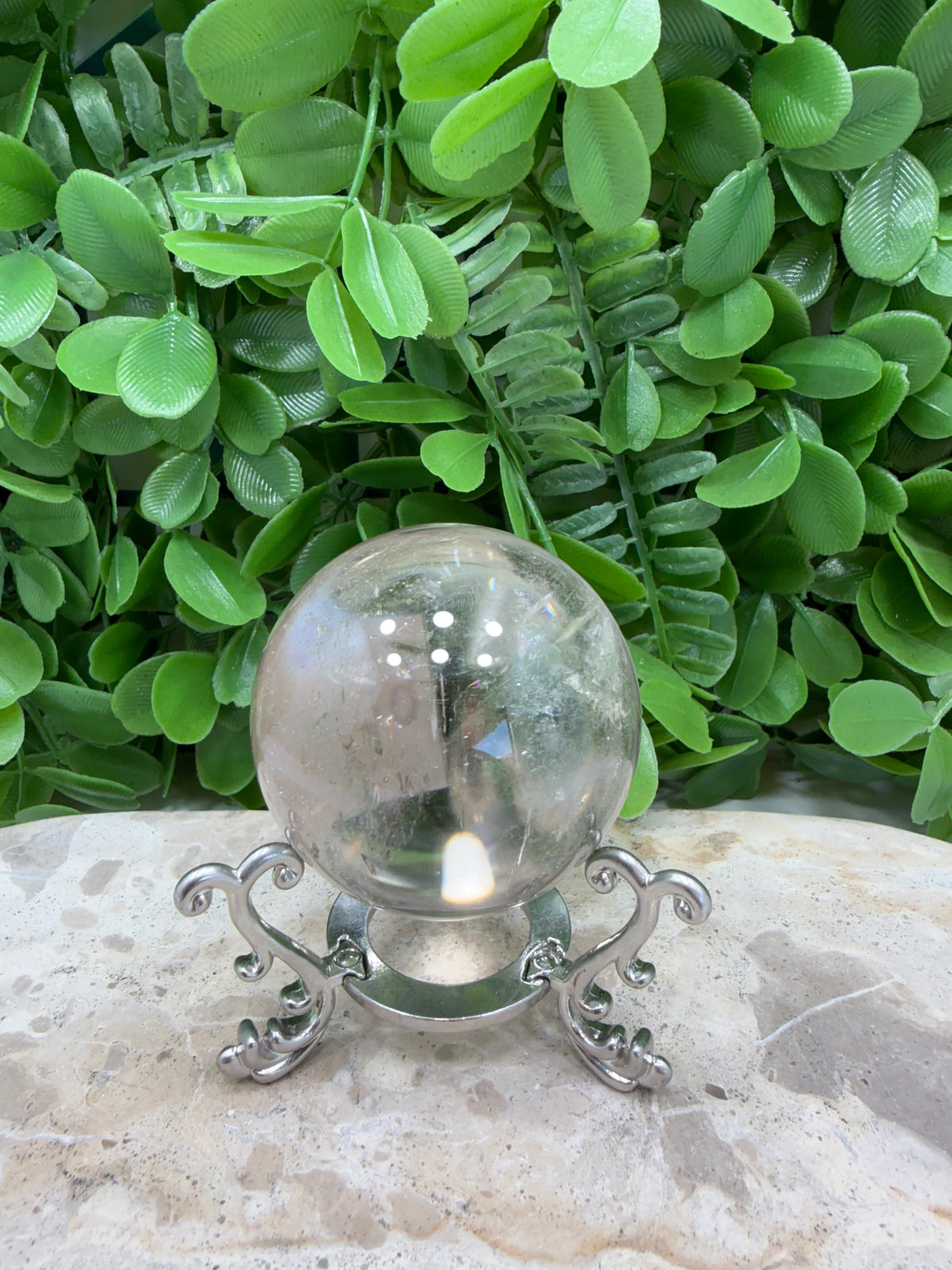 Smokey Quartz Sphere 242g| Grounding • Protection • Calm