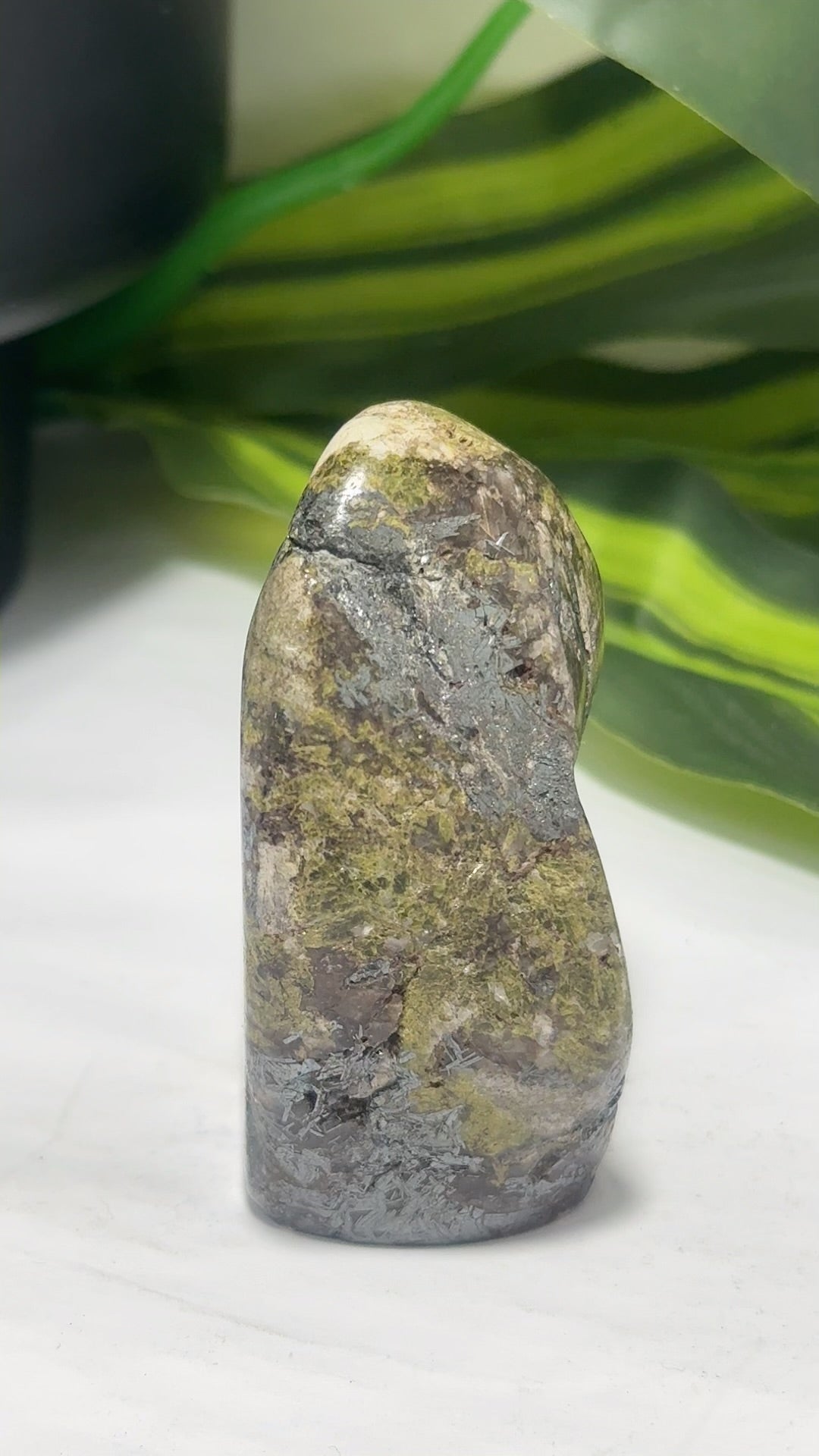Epidote Pyrite Freeform 144g