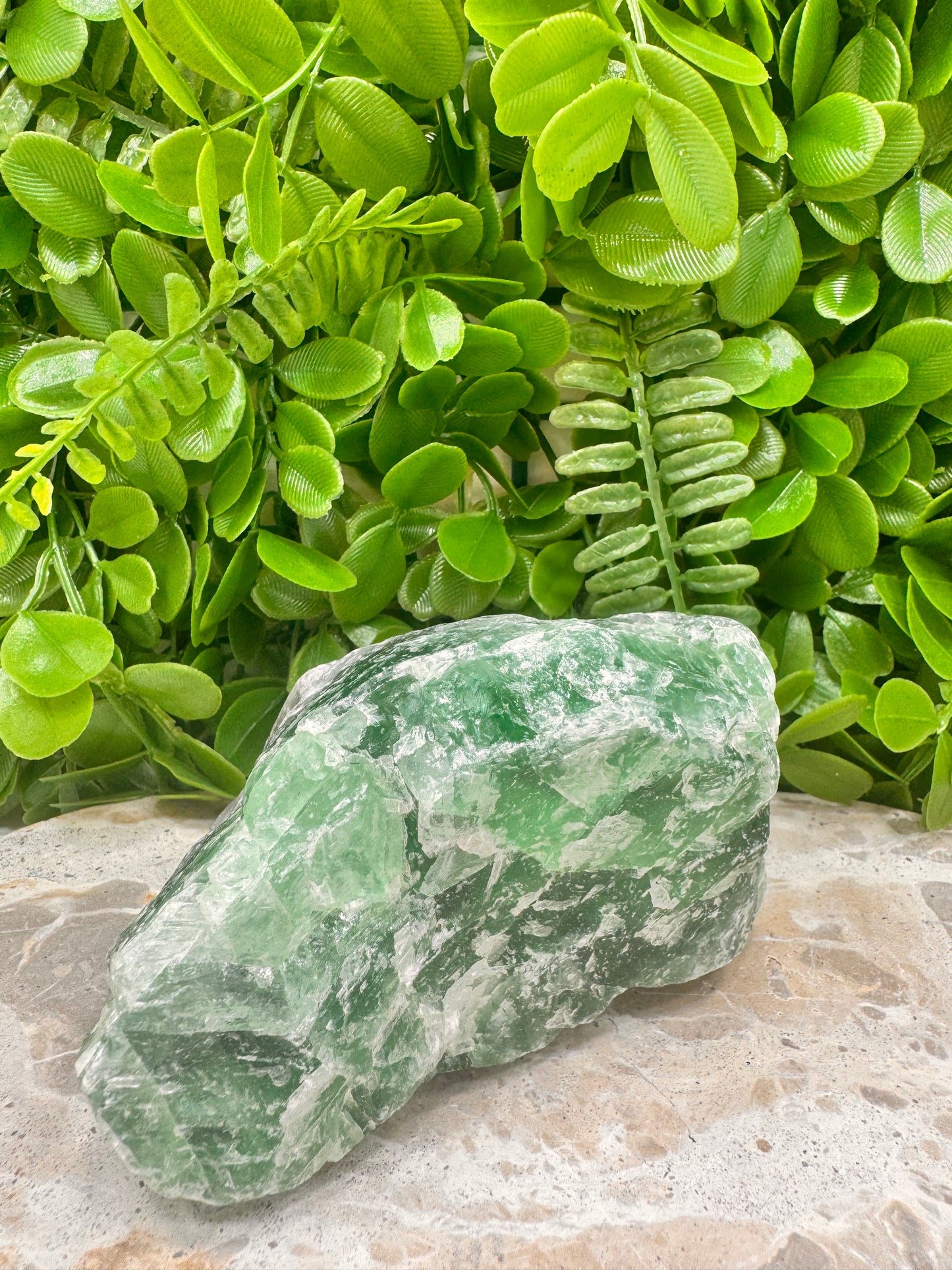 Green Fluorite Raw Freeform 1034g