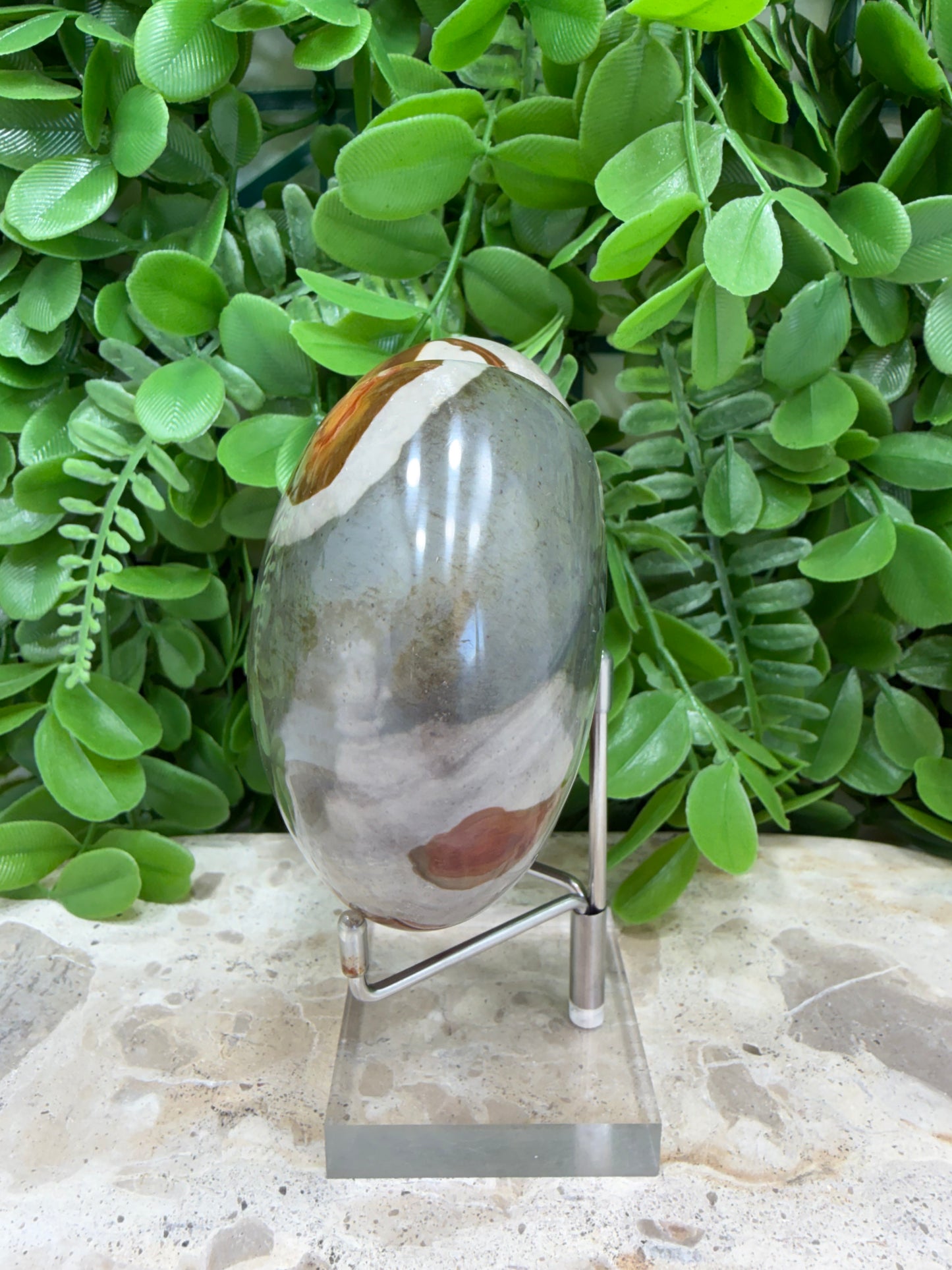 Polychrome Jasper Heart 588g