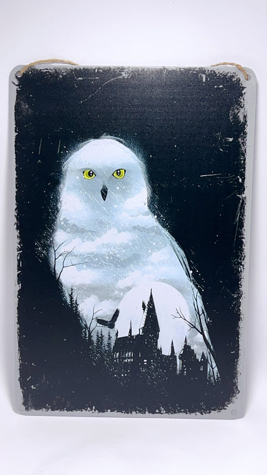 White Owl Tin Sign