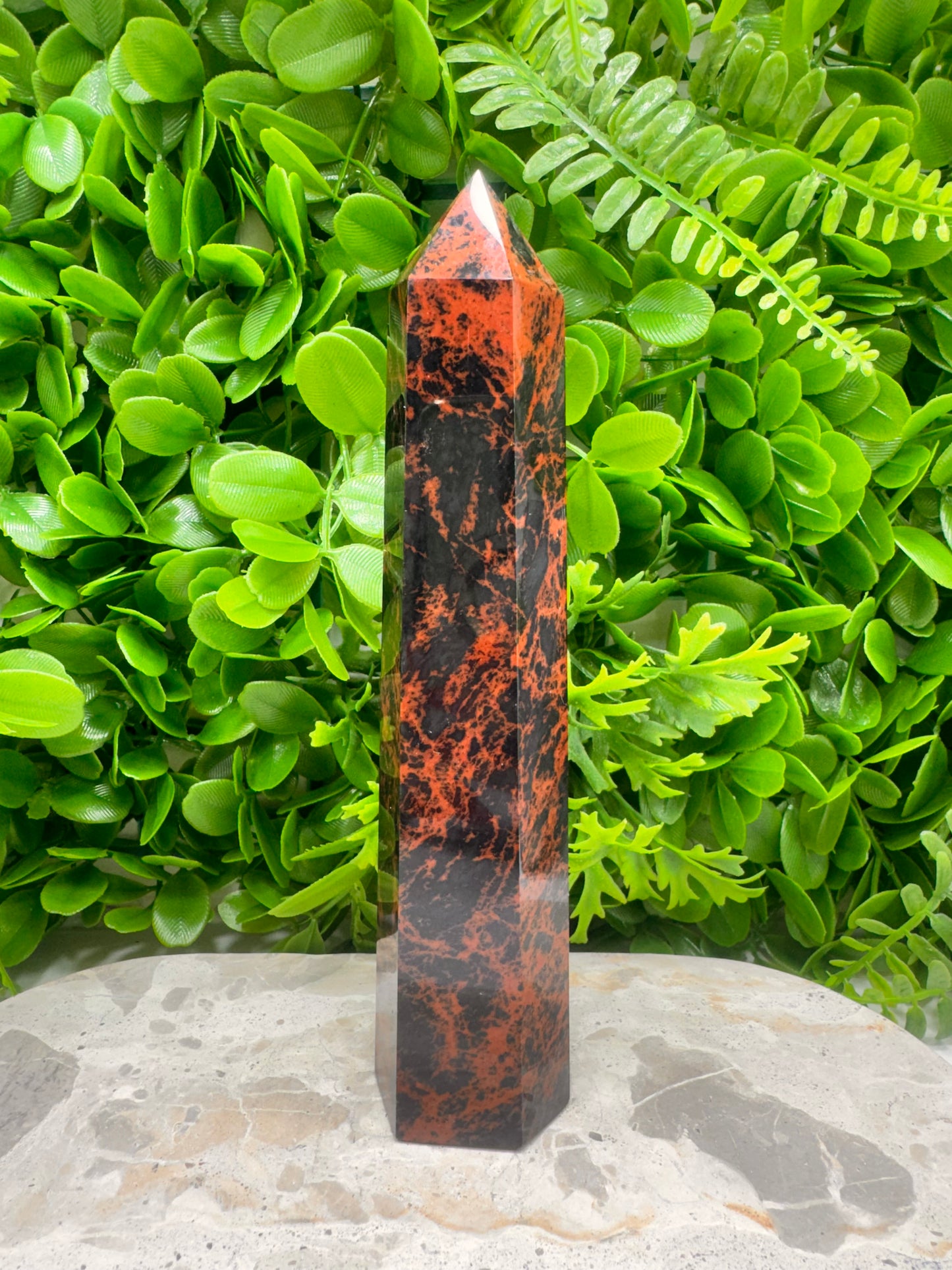 Mahogany Obsidian Tower 440g