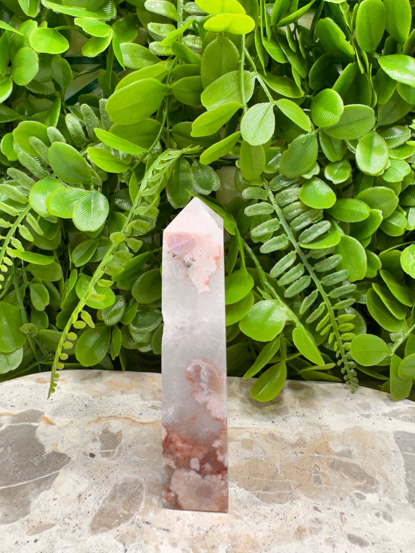 Flower Agate Point 148g