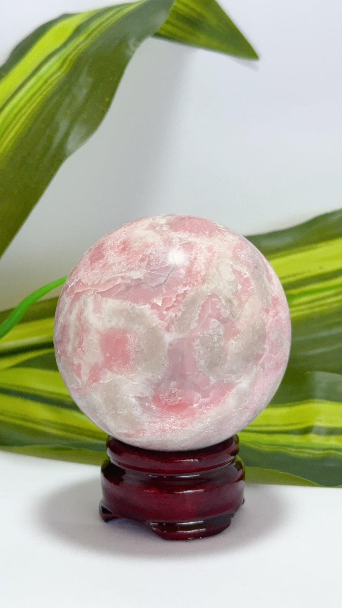Pink Opal Sphere 368g