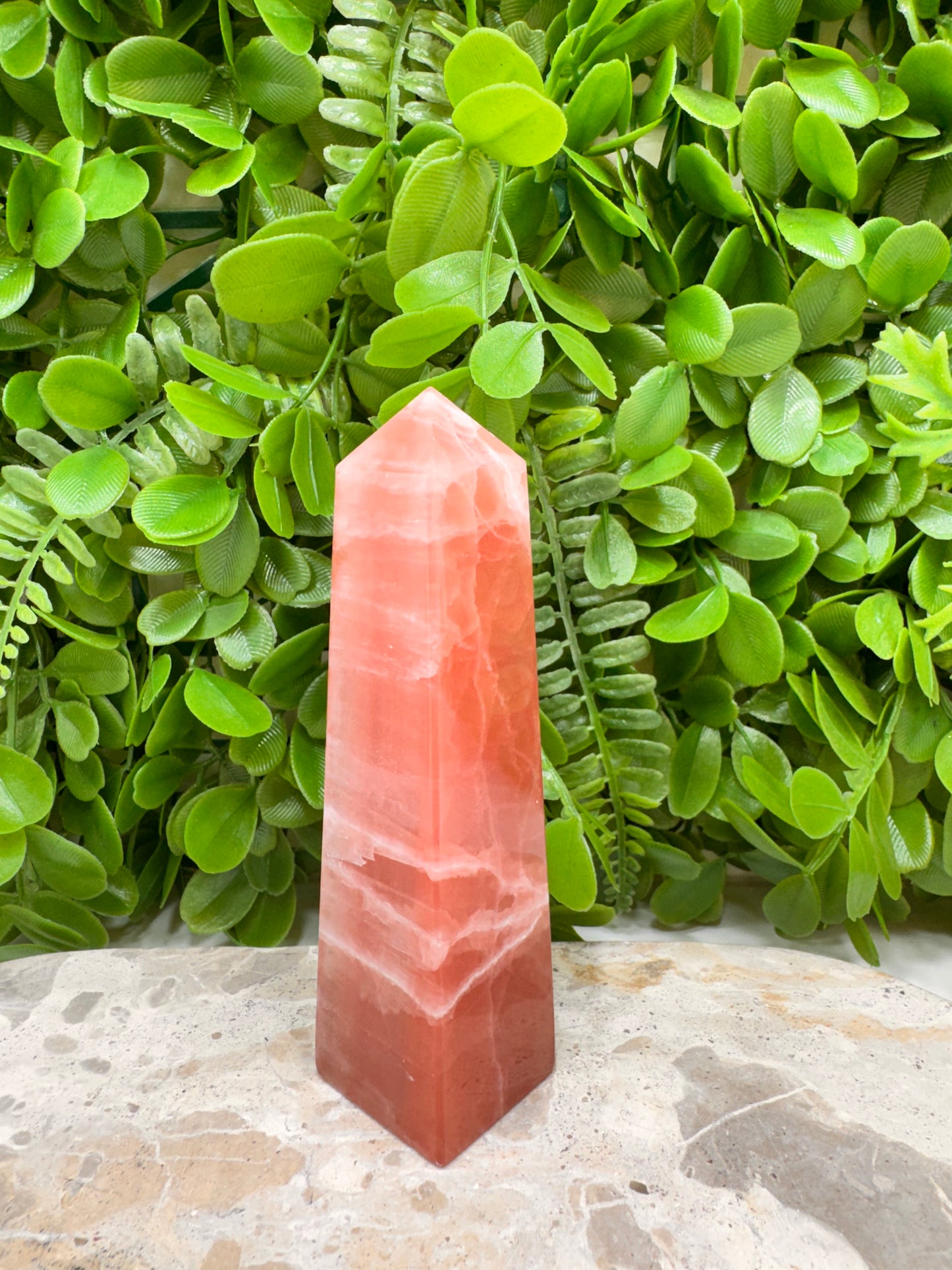 Rose Calcite Tower 280g