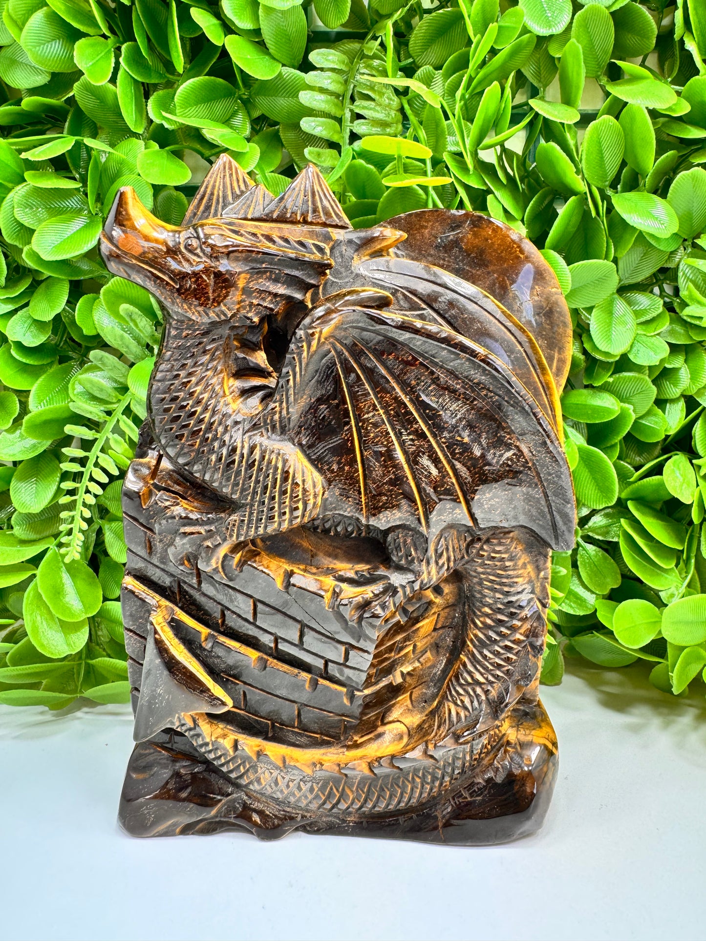 Tigers Eye Dragon On Castle 2014g