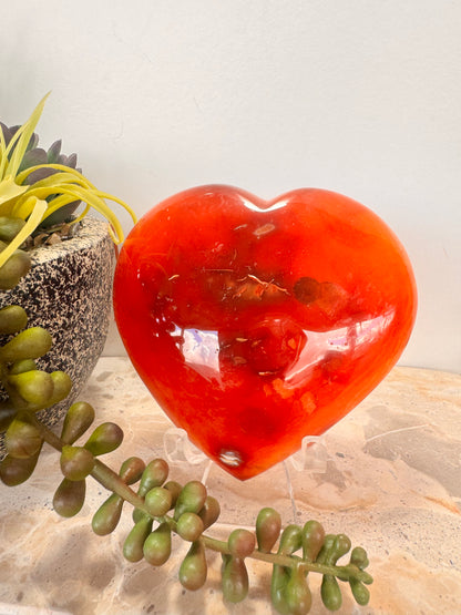 Carnelian Heart 360g