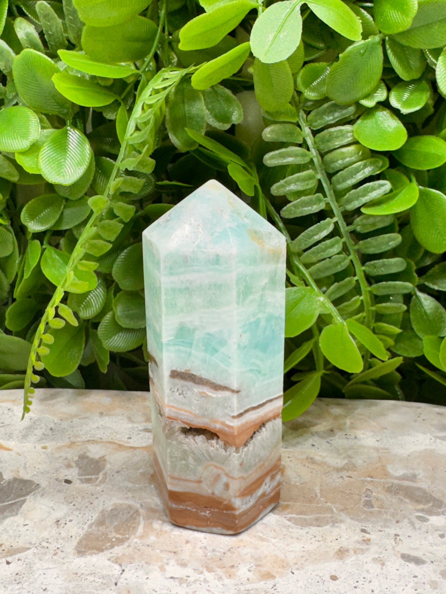 Caribbean Calcite Point 228g