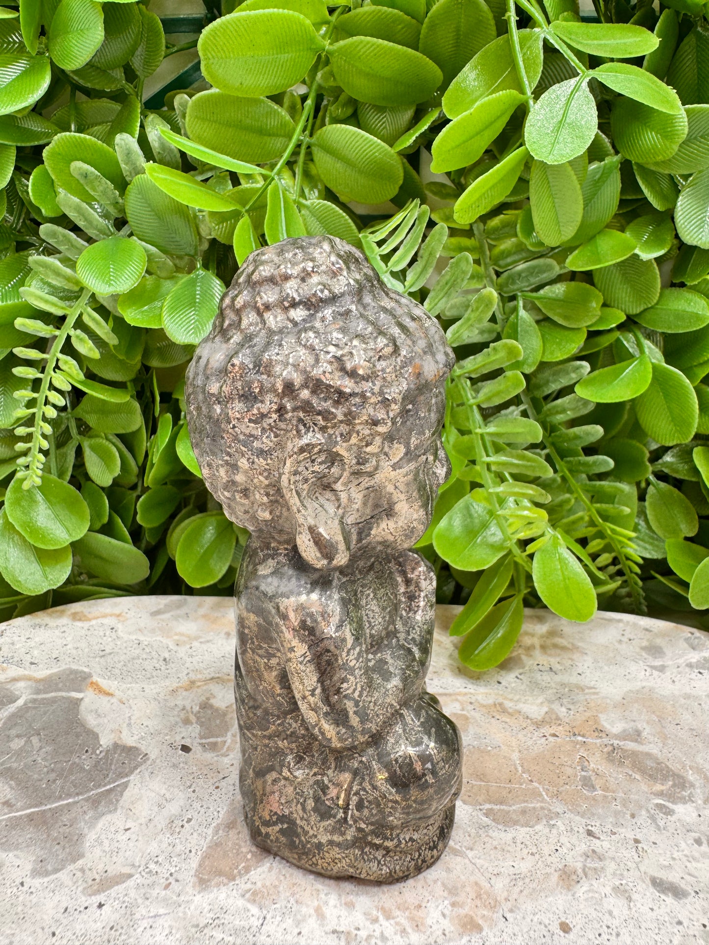 Pyrite Buddha 638g