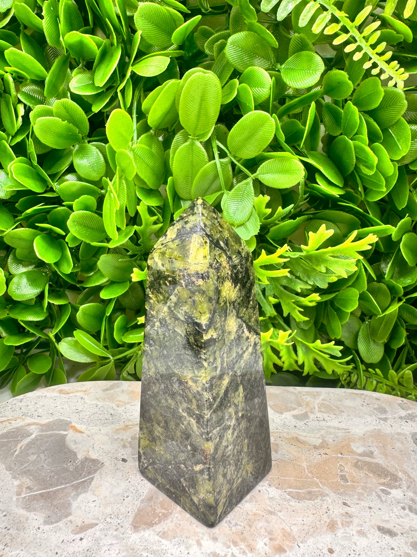 Nephrite Jade Tower 300g