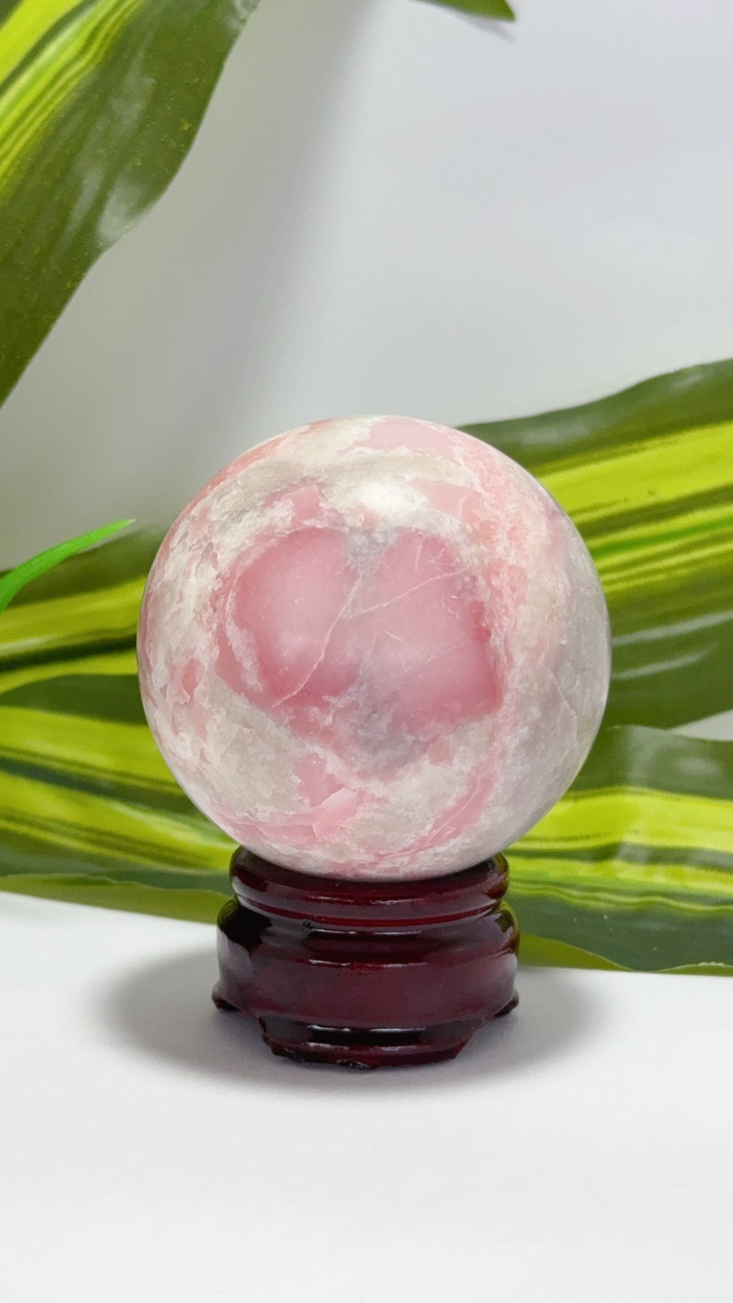 Pink Opal Sphere 322g