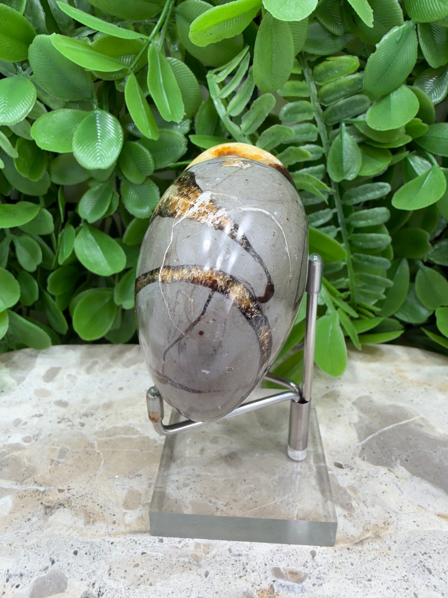 Septarian Dragon Stone Heart 330g