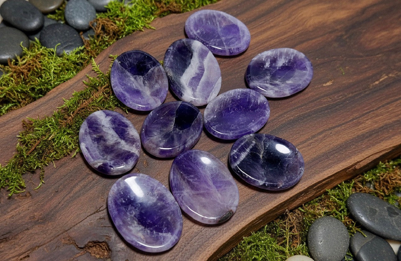 Amethyst Worry Stone