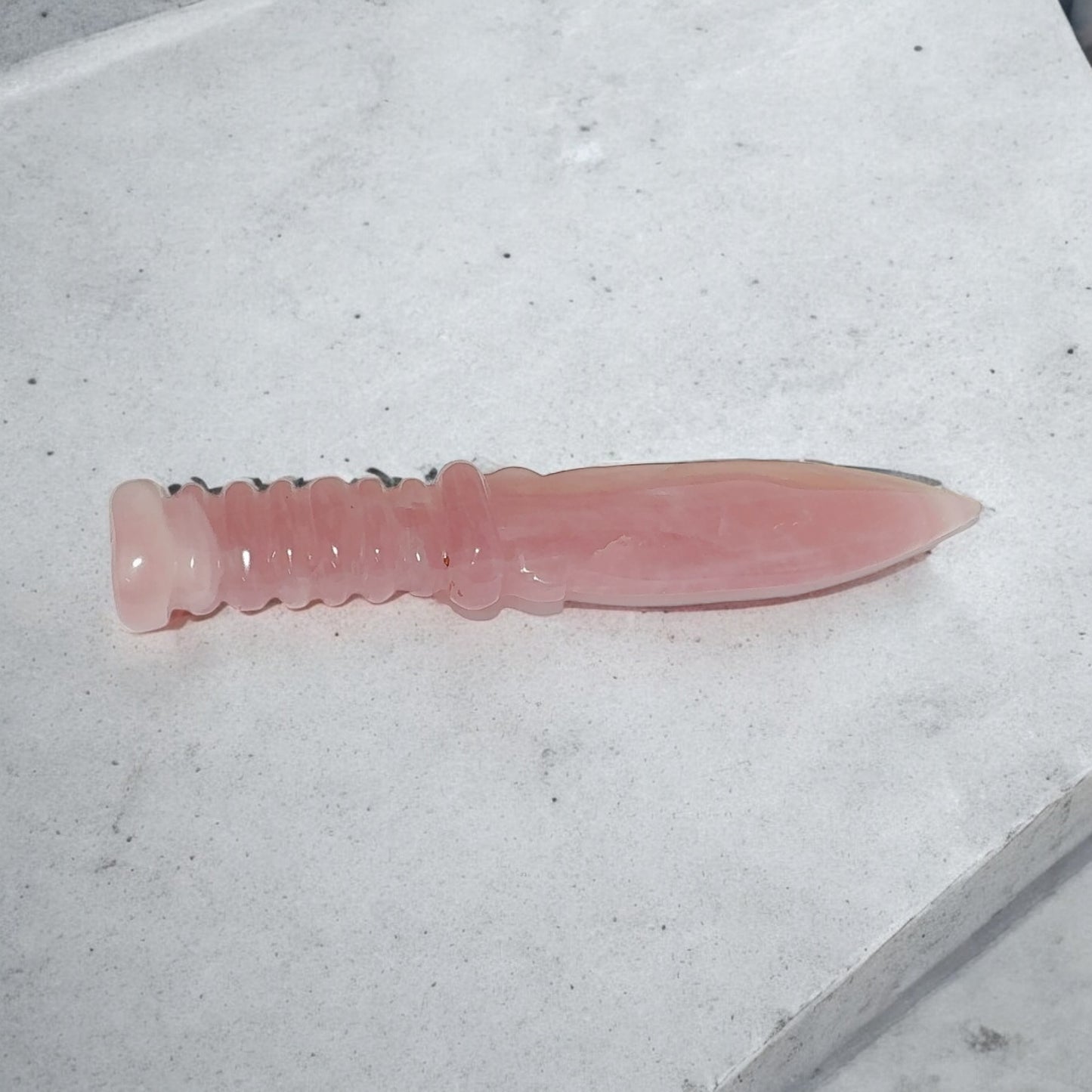 Rose Quartz Knife 114g