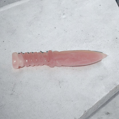 Rose Quartz Knife 114g