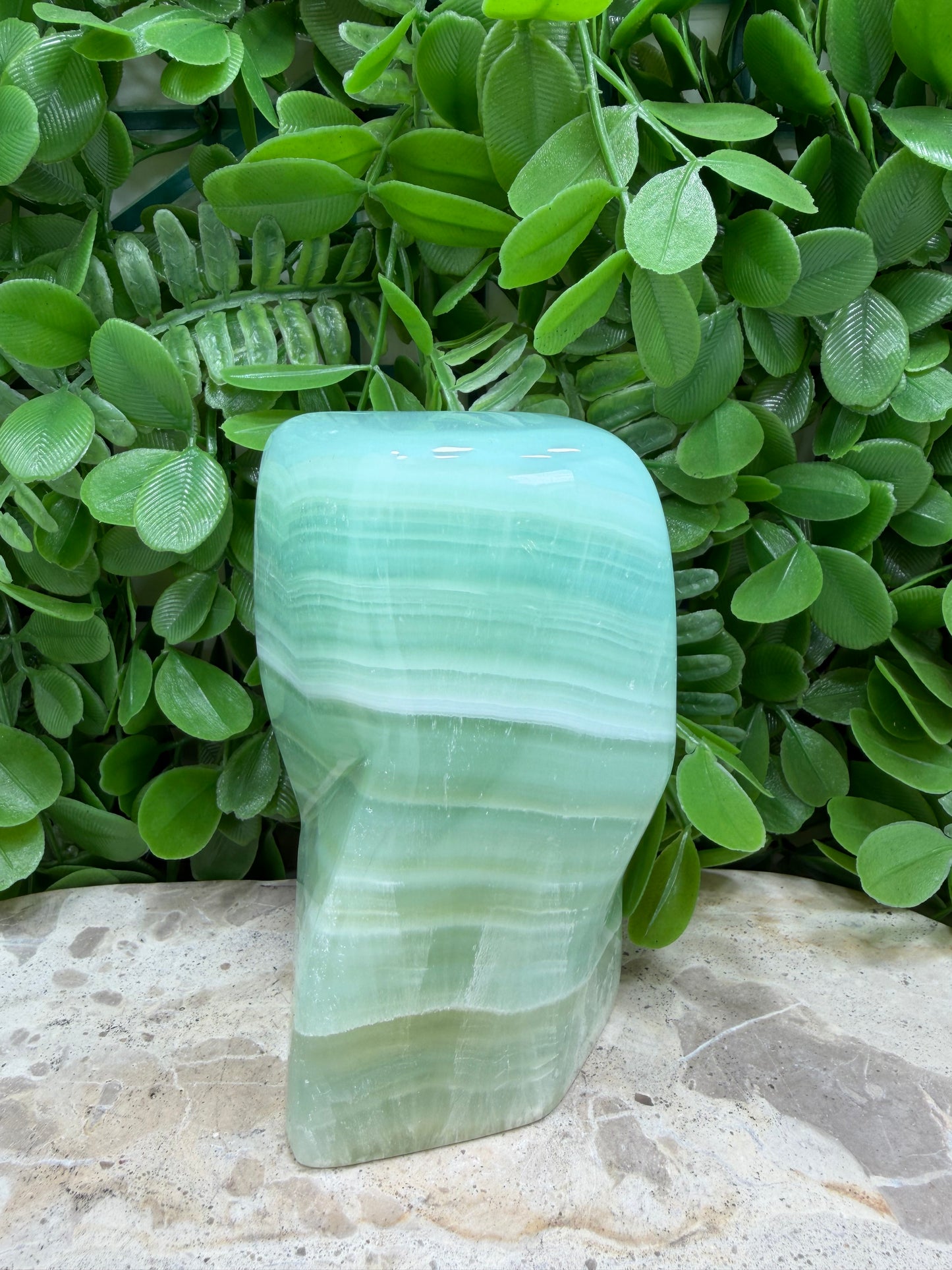 Pistachio Calcite Freeform 998g