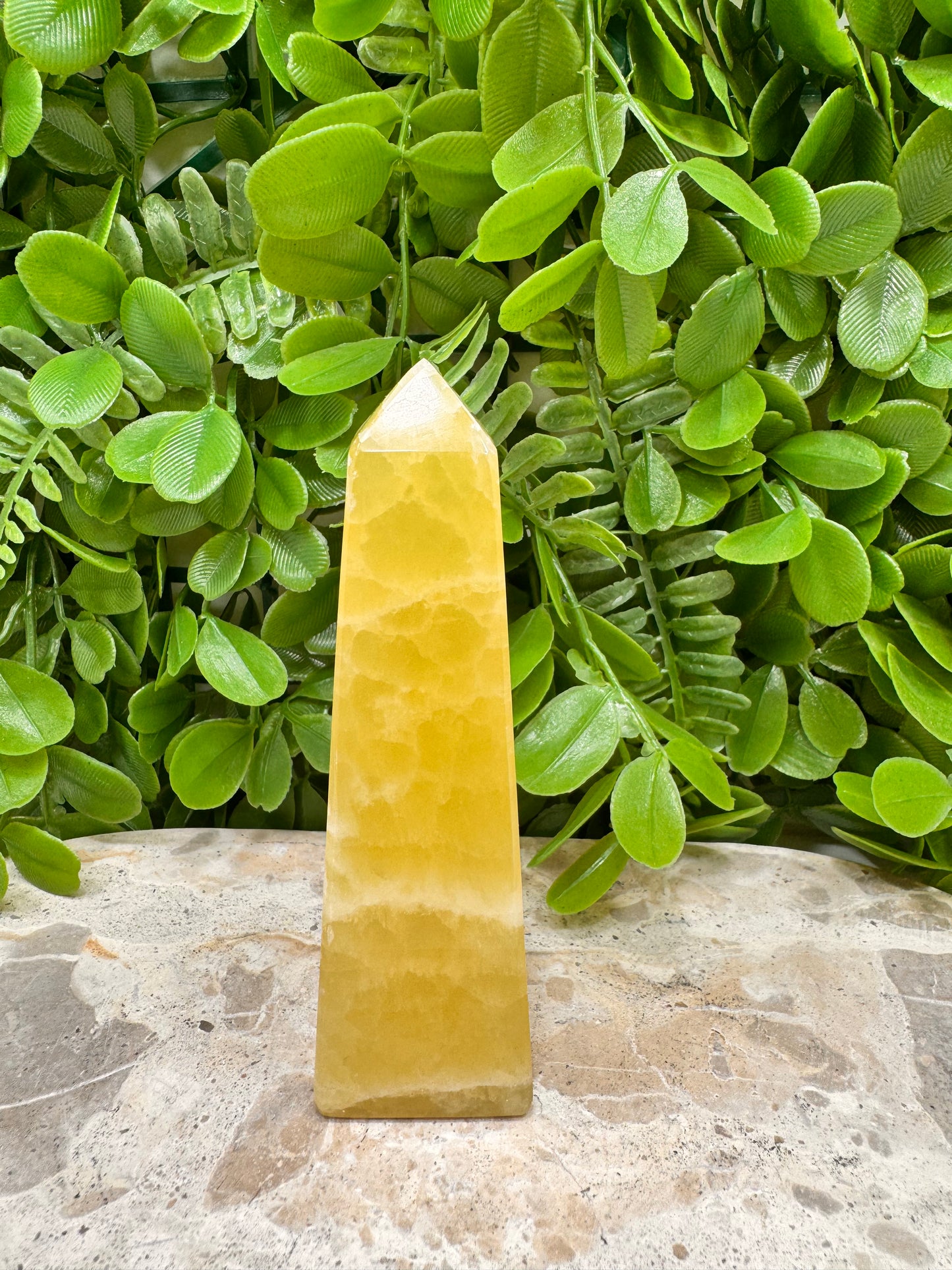 Lemon Calcite Point 254g