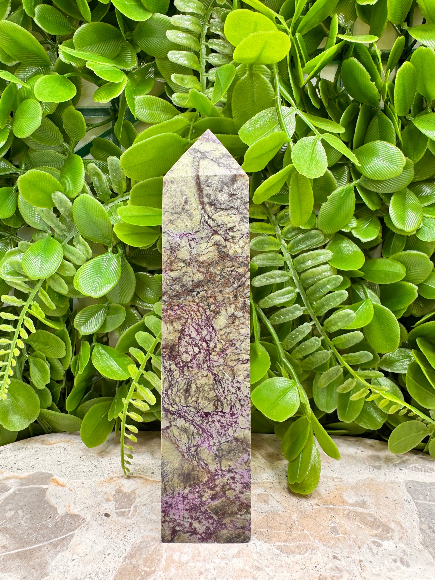 Atlantisite Stichtite Tower 220g