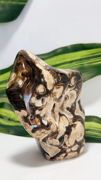 Chocolate Calcite Freeform 484g