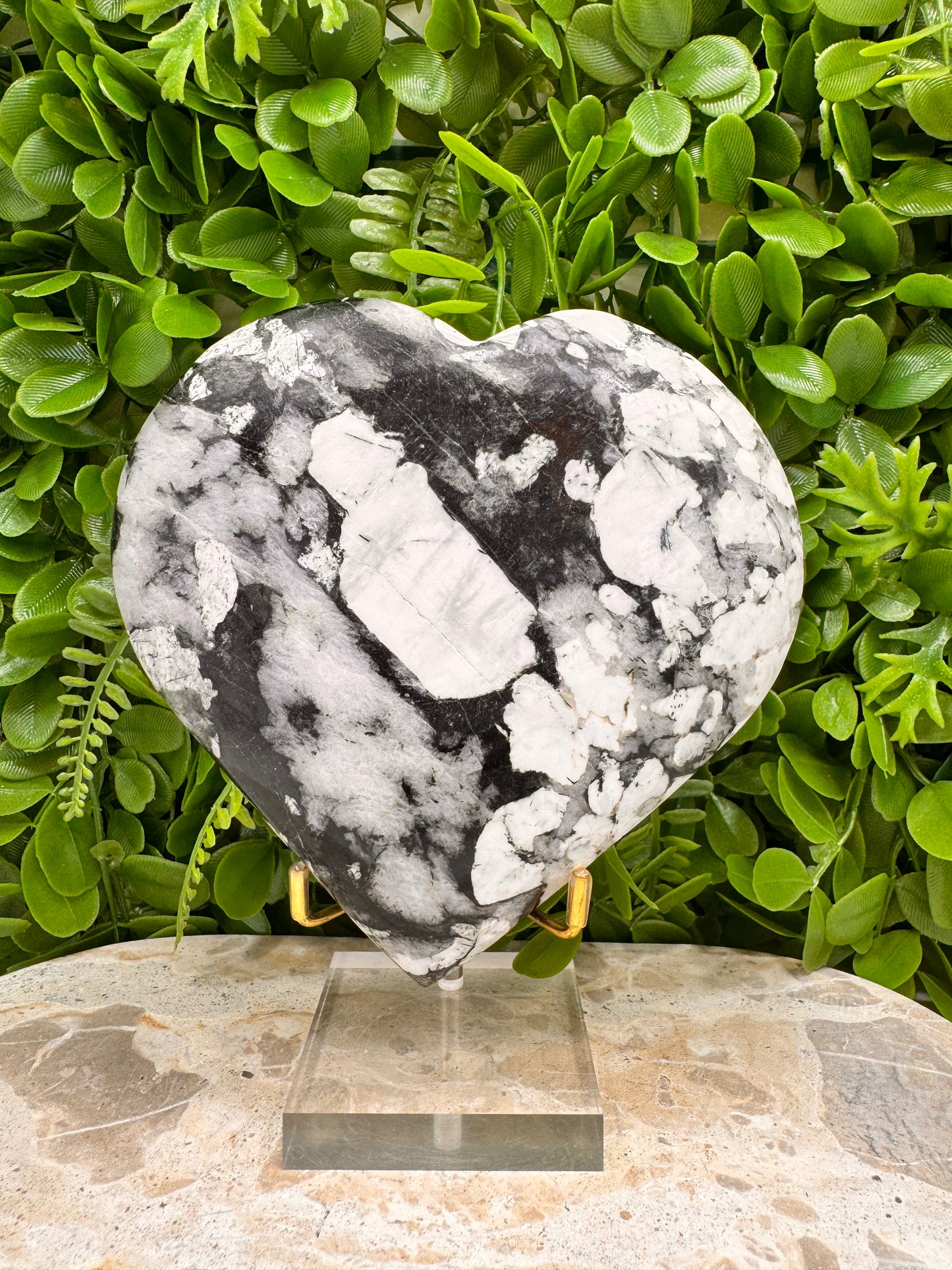 Tourmaline In Matrix Heart 1280g