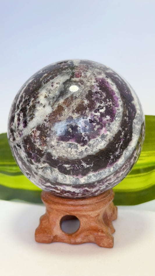 Zebra Jasper Sphere 488g