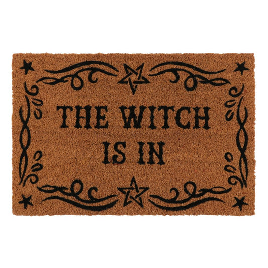 Door Mat -  The Witch Is In