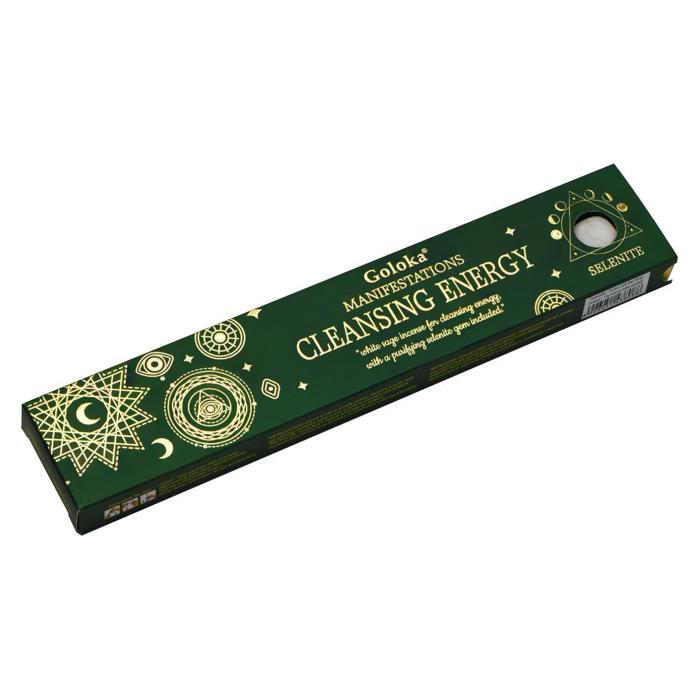 Cleansing Energy Manifestation Gemstone Incense 15gms Sticks Goloka