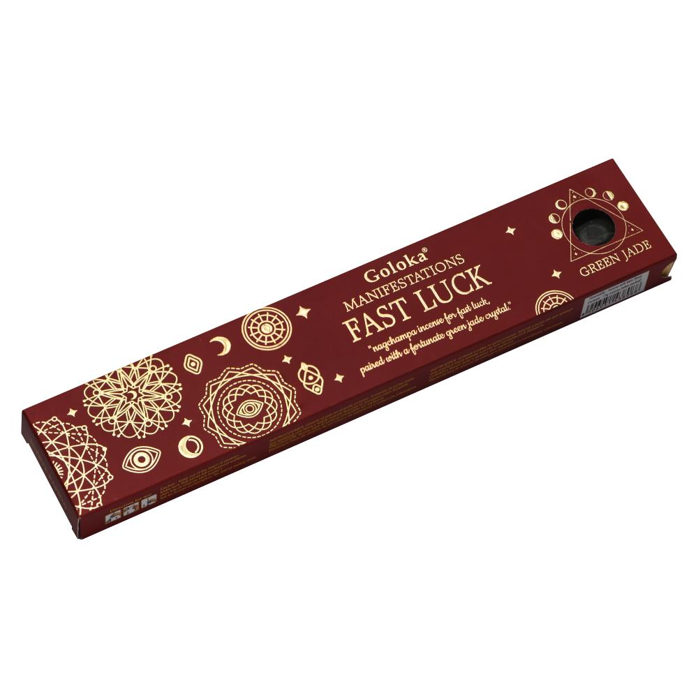 Fast Luck Manifestation Gemstone Incense 15gms Sticks Goloka