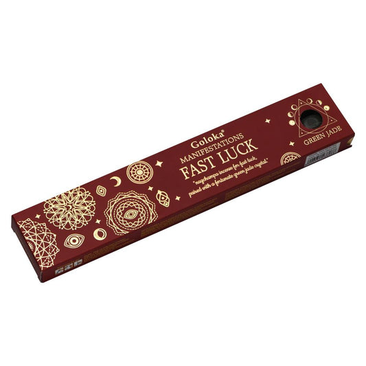 Fast Luck Manifestation Gemstone Incense 15gms Sticks Goloka